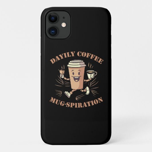 Coques Case-Mate iPhone Mugspiration quotidienne du café (Dos)