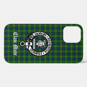 Coques Case-Mate iPhone Muir de clan ou plus Insigne de crête & Tartan (Verso (horizontal))