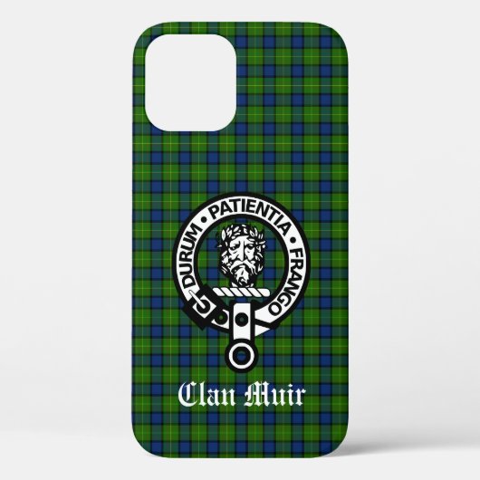 Coques Case-Mate iPhone Muir de clan ou plus Insigne de crête & Tartan (Verso)