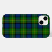 Coques Case-Mate iPhone Muir Moore écossais vert bleu plaid (Verso (horizontal))