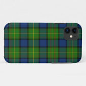 Coques Case-Mate iPhone Muir Moore écossais vert bleu plaid (Dos (Horizontal))