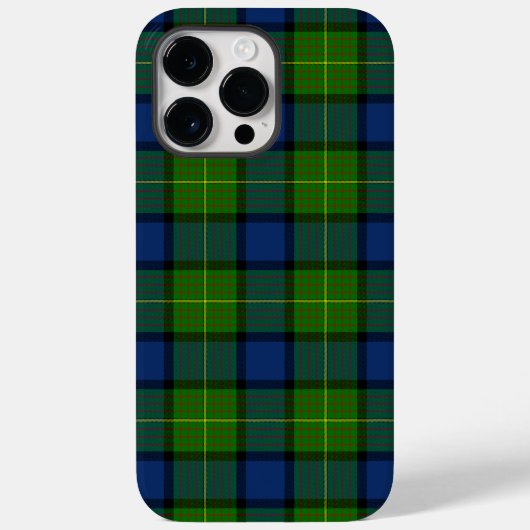 Coques Case-Mate iPhone Muir Moore écossais vert bleu plaid (Verso)