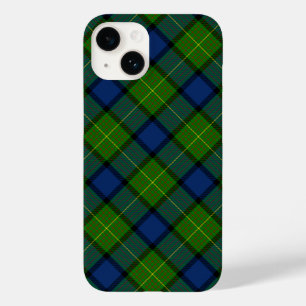 Coque Pour iPhone 14 Muir Moore tartan vert bleu carreaux