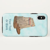 Coques Case-Mate iPhone Mukluks Sur Neige (Dos (Horizontal))