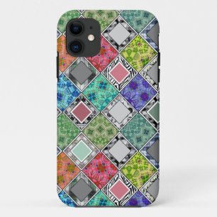 Case-Mate iPhone Case Multicolore, rustique, patchwork, patchwork