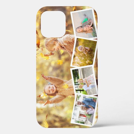 Coques Case-Mate iPhone Multiphoto 5 photo Zig Zag Collage horizontal (Verso)