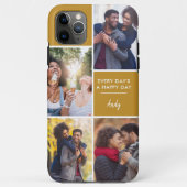 Coques Case-Mate iPhone Multiphoto Collage Positif Citation Mustard Person (Dos)
