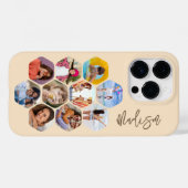Coques Case-Mate iPhone Multiphoto Collage simple moderne personnalisé (Verso (horizontal))