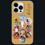 Coque Pour Pour iPhone 14 Pro Max Multiphoto Collage simple moderne personnalisé<br><div class="desc">Multi Photo Collage Simple Modern Personnalisé Nom Hexagon Motif Smartphone coque iphone dispose d'un collage photo de vos photos préférées en forme d'hexagone. Personnalisé avec votre nom. Parfait pour l'anniversaire, Noël, Fête des Mères, Fête des pères, Grands-parents, frère, soeur, meilleur ami et plus. CONSEIL PHOTO : centrez vos photos avant...</div>