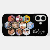 Coques Case-Mate iPhone Multiphoto Collage simple moderne personnalisé (Verso (horizontal))