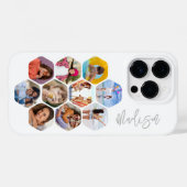 Coques Case-Mate iPhone Multiphoto Collage simple moderne personnalisé (Verso (horizontal))