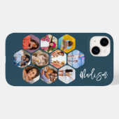Coques Case-Mate iPhone Multiphoto Collage simple moderne personnalisé (Verso (horizontal))
