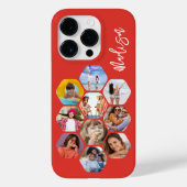Coques Case-Mate iPhone Multiphoto Collage simple moderne personnalisé (Verso)