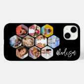 Coques Case-Mate iPhone Multiphoto Collage simple moderne personnalisé (Verso (horizontal))