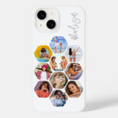 Coques Case-Mate iPhone Multiphoto Collage simple moderne personnalisé (Verso)
