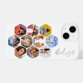 Coques Case-Mate iPhone Multiphoto Collage simple moderne personnalisé (Verso (horizontal))