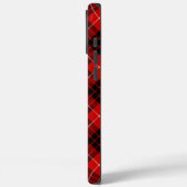 Coques Case-Mate iPhone Munro tartan rouge noir plaid (Verso / Gauche)