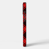 Coques Case-Mate iPhone Munro tartan rouge noir plaid (Verso / Gauche)