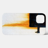 Coques Case-Mate iPhone Mur de barre rouillée (Verso (horizontal))