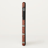 Coques Case-Mate iPhone mur de brique rouge rustique (Dos/Gauche)