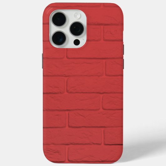 Coques Case-Mate iPhone mur de briques rouges (Verso)