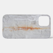 Coques Case-Mate iPhone Mur en béton gris (Verso (horizontal))