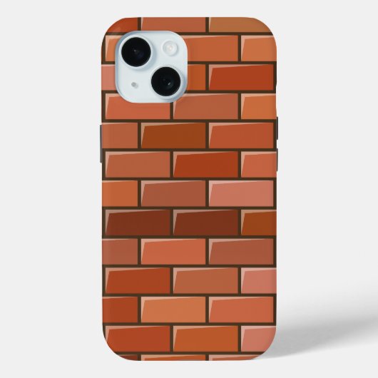 Coques Case-Mate iPhone mur en brique (Verso)