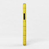 Coques Case-Mate iPhone mur en brique jaune (Dos/Droite)
