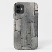Coques Case-Mate iPhone Mur en pierre Steely (Dos)
