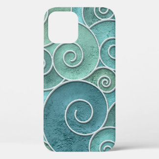 Case-Mate iPhone Case Mur plâtre texture transparente avec motif tourbil