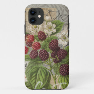 Case-Mate iPhone Case Mûres Vintage Collage d'Art Éphemère Français