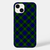 Coques Case-Mate iPhone Murray tartan bleu vert plaid (Verso)