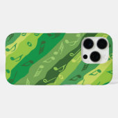 Coques Case-Mate iPhone Music Note Stripes Greens (Verso (horizontal))