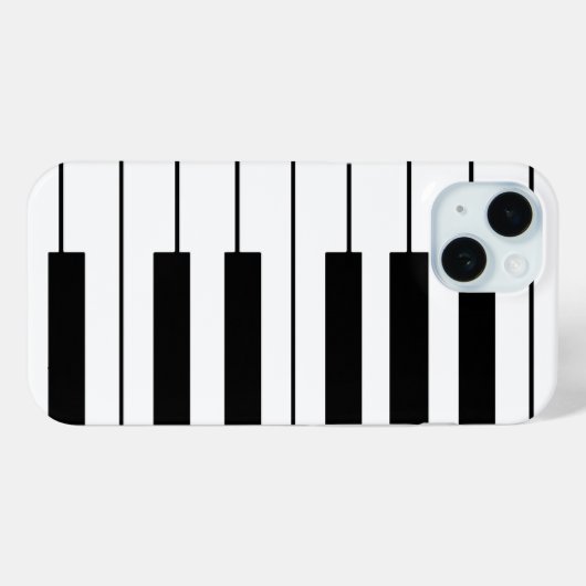 Coques Case-Mate iPhone music-themed piano keys (Verso (horizontal))