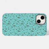 Coques Case-Mate iPhone Musical Noir (Verso (horizontal))