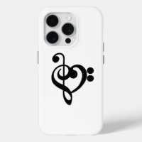 Musicien Coeur de musique - Treble Bass Clef