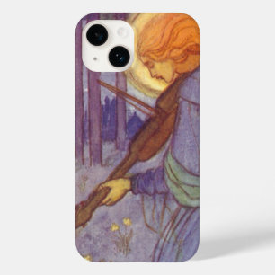 Coques Pour iPhone Musique angélique jouant du violon, musique vintag