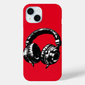 Coques Case-Mate iPhone Musique Casques DJ Anniversaire (Verso)