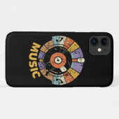 Coques Case-Mate iPhone musique classique rétro (Dos (Horizontal))
