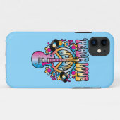 Coques Case-Mate iPhone Musique d'amour de paix (Dos (Horizontal))