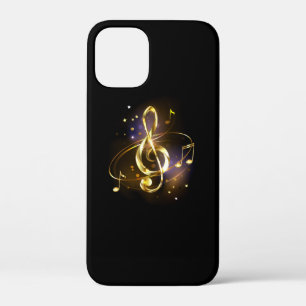 Case-Mate iPhone Case Musique de clé de sol en or