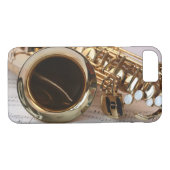 Coques Case-Mate iPhone Musique de saxophone d'alto (Dos (Horizontal))