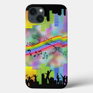 iPhone 13 Case Musique de soirée colorée