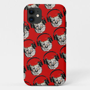 Case-Mate iPhone Case musique dj chat avec casque