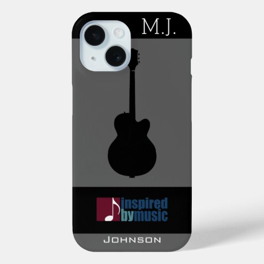 Coques Case-Mate iPhone Musique / guitare (Verso)