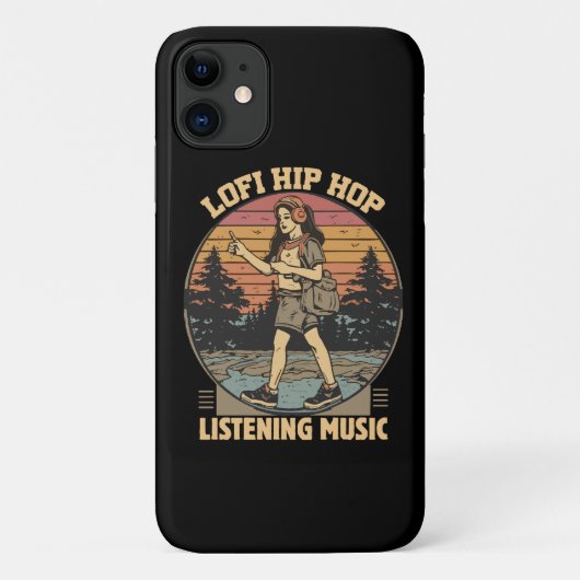 Coques Case-Mate iPhone Musique lofi hip hop chillhop (Dos)