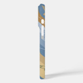 Coques Case-Mate iPhone Musique Note Grandes Brown Et Bleues (Verso / Gauche)