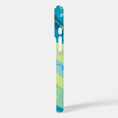 Coques Case-Mate iPhone Musique Note Grandes Vert Et Bleu (Verso / Gauche)