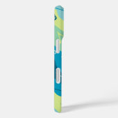 Coques Case-Mate iPhone Musique Note Grandes Vert Et Bleu (Verso / Droite)