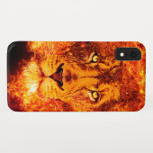 Coques Case-Mate iPhone Musique Rock Lion Flamboyant (Dos (Horizontal))
